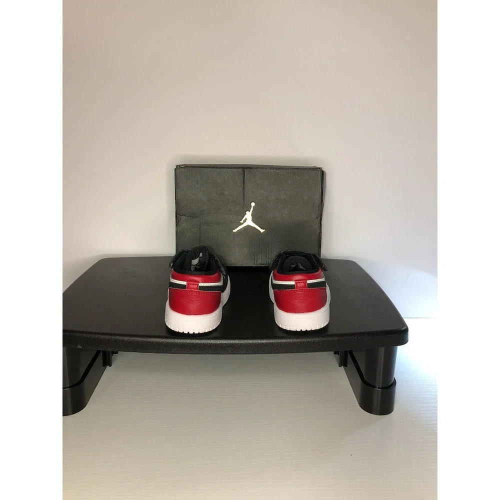 Nike Air Jordan 1 Low Alt TD‎ White Black Red Sz 6C CI3436-116